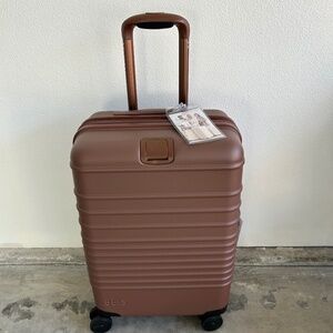 Brown Beis Suitcase